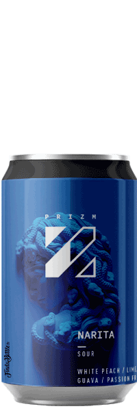 Bière artisanale narita sour peche goyave passion brasserie prizm