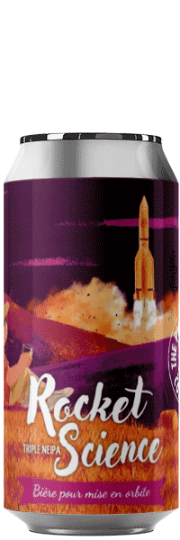 Canette bière artisanale rocket science triple neipa brasserie Piggy brewing