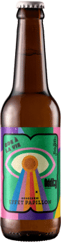 Bière artsanale ode a la vie wheat ale brasserie effet papillon & oddity
