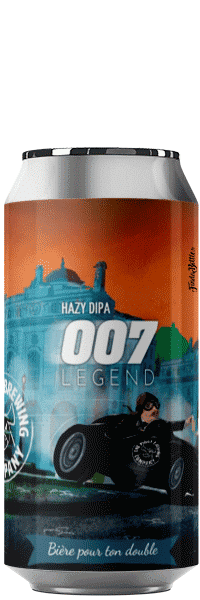 Canette bière 007 hazy dipa brasserie piggy