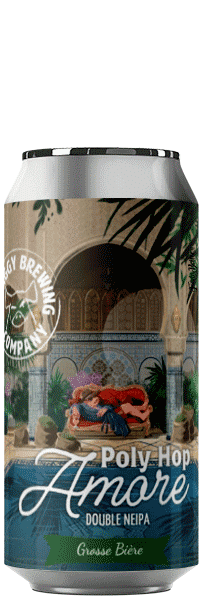 Canette bière poly hop amore double neipa brasserie Piggy