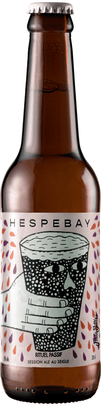 Bière artisanale rituel passif session seigle brasserie hespebay
