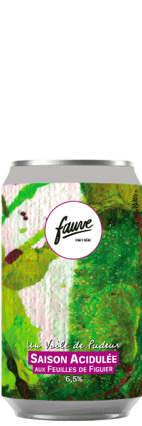 Bière artisanale un voile de pudeur saison figuier brasserie Fauve