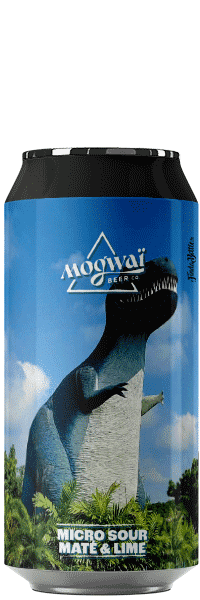 Canette bière ma trex sour brasserie mogwai