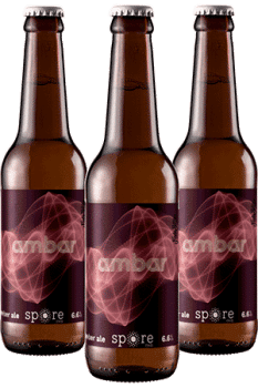 Coffret 6 bouteilles ambar brasserie Spore