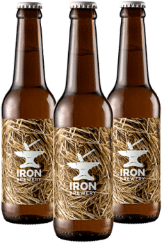 Coffret bière 6 bouteilles blanche brasserie Iron