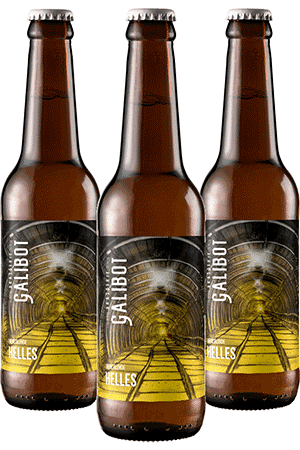 Coffret bière blonde helles brasserie Galibot