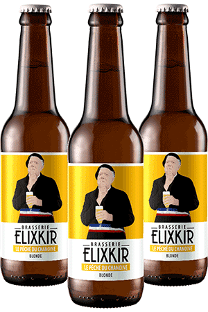 Coffret 6 bières le péché du chanoine blonde brasserie Elixkir