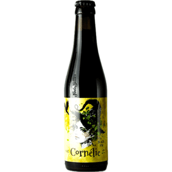 Bouteille de bière artisanale cornelie black ipa Brasserie thiriez