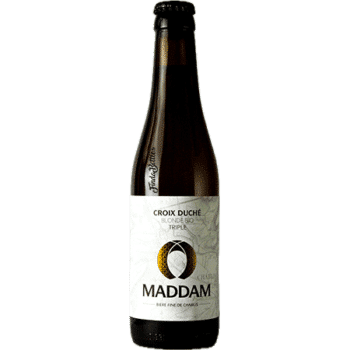 Bouteille de bière artisanale croix duche triple bio Brasserie Maddam