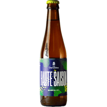 Bouteille de bière artisanale haute saison ipa Brasserie les danaides