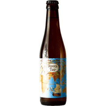 Bouteille de bière artisanale pepper trip saison aux poivres Brasserie thiriez