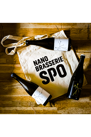 Brasserie SPO coffret bières artisanales spontanées tote bag offert