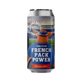 Canette de bière french pack power double ipa Brasserie Piggy Brewing Company