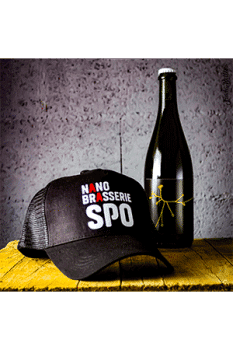 Casquette Noire brasserie SPO