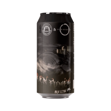 Canette bière artisanale partir en fumée ouroboros brasserie du grand paris