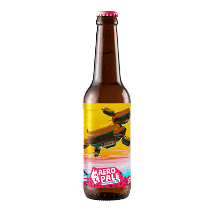 Bouteille de bière artisanale Aero Pale Brasserie 3ienchs