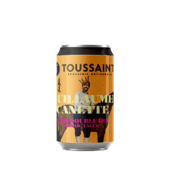 Bière artisanale guillaume canette double ipa brasserie toussaint