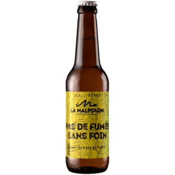 bière bouteille pas de fumée sans foin lager brasserie la malpolon