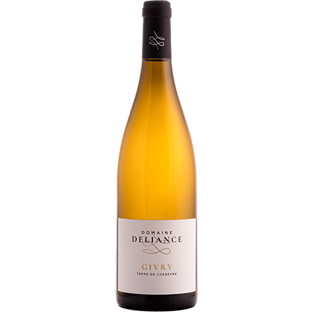 Bouteille de vin Givry blancdu Domaine Deliance