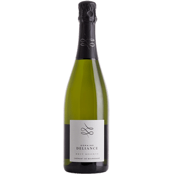 Bouteille de Crémant de Bourgogne Brut Réserve du Domaine Deliance