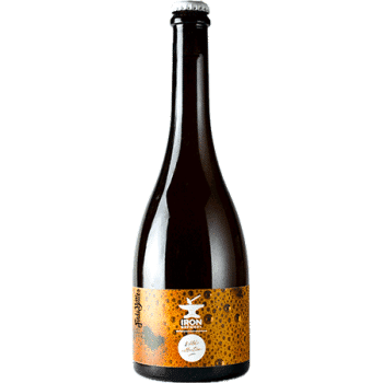 Bouteille de bière artisanale fermentation mixte ai café brasserie Iron