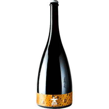 Magnum de bière artisanale fermentation mixte ai café brasserie Iron