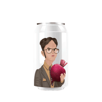 Brasserie 90 Bpm Eyes Wide Schrute - Bière Sour à la Betterave, Cassis & Laurier
