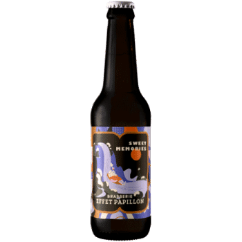 Bière artisanale sweet memories stout brasserie effet papillon