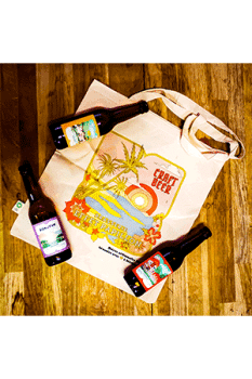 Tote bag summer brasserie effet papillon