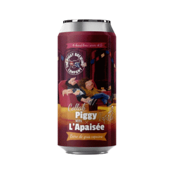 biere artisanale collab piggy l'apaisee neipa brasserie piggy brewing company