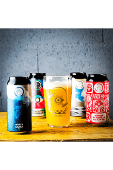 Coffret verres à pintes & bières brasserie la superbe
