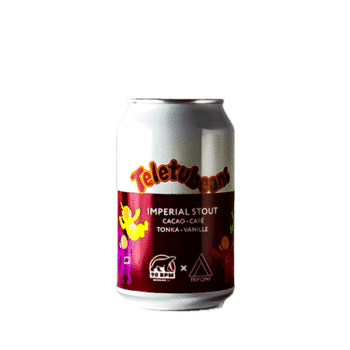 Bière teletubeans imperial stout brasserie 90 BPM