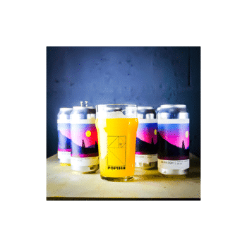 Verre bière à pinte brasserie Popihn